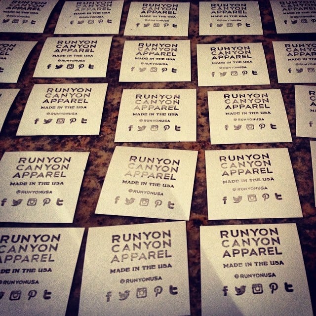 Free Stickers from Runyon Canyon Apparel