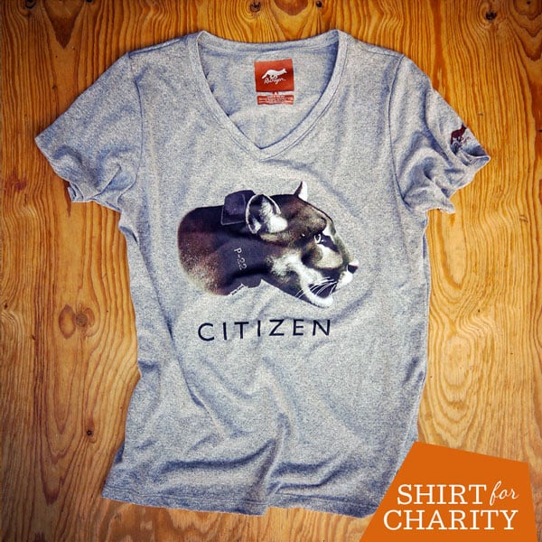 Runyon Canyon Apparel Women's P-22 Citizen Shirt benefiting Citizens for Los Angeles Wildlife