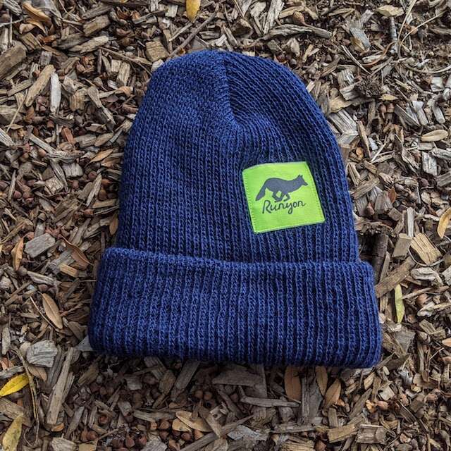 Runyon Neon Navy Reflective Performance Knit Beanie
a bold and beautiful shade of navy blue contrasts with our neon yellow reflective patch