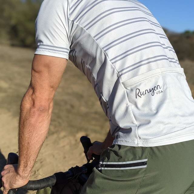 Runyon TrailStash 5" Gravel Short is multi-sport performance fitness short that works from running to hiking to casual cycling short, Made In USA