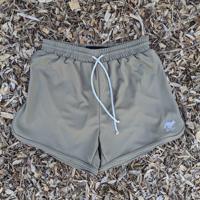 Retro Ranger 4"  Men's Tan Running Short - Men's Tan Workout Short - American Made In USA