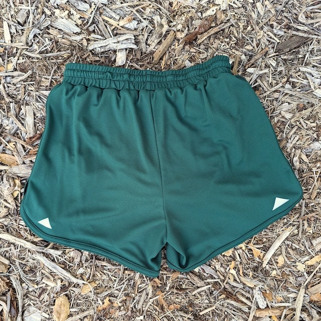 Retro Ranger 4" Men's Forest Green Running Short - Men's Forest Green Workout Short - American Made In USA