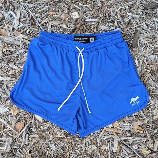 Retro Ranger 4"  Men's Royal Blue Running Short - Men's Royal Blue Workout Short - American Made In USA