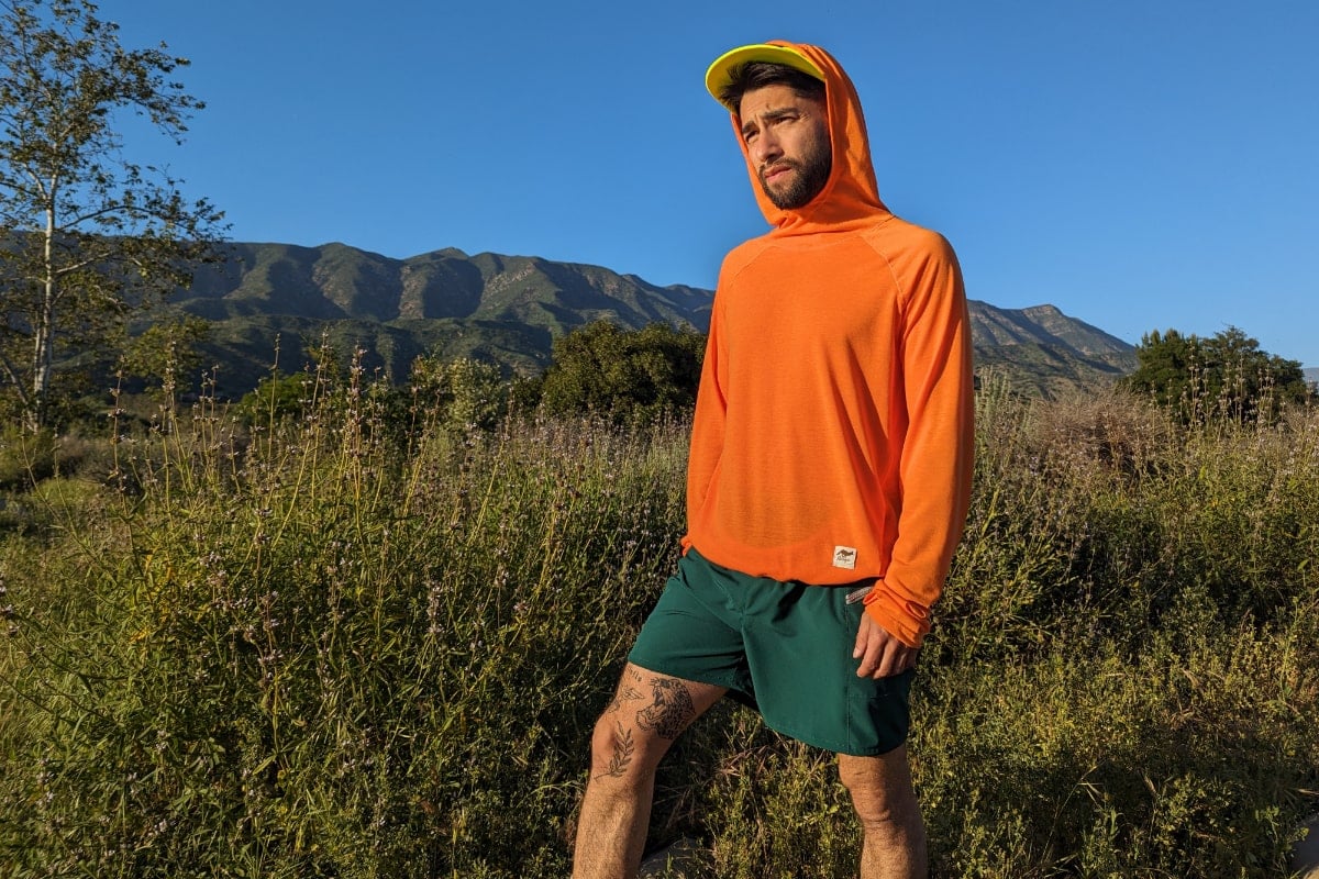 Runyon CozyLite Sun Hoodie Shirts - Thumbholes, Inside Pockets, Neck Coverage Made In The USA