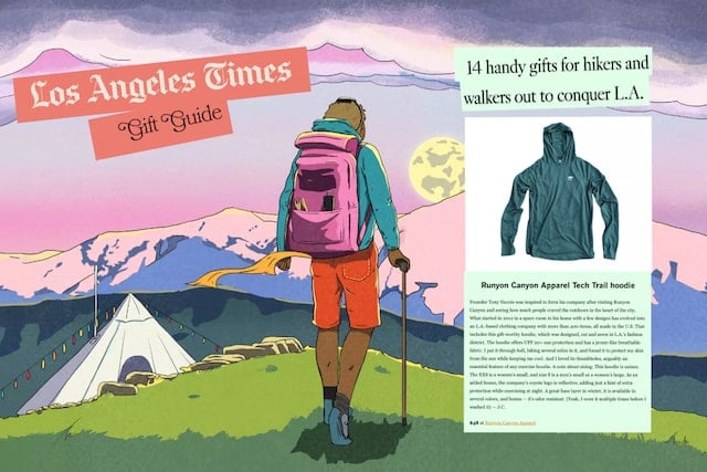 Runyon Hoodie Shirts featured in Los Angeles Times