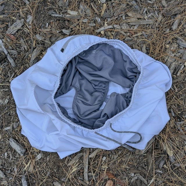 Runyon Mens' White 5" Trail Running, Hiking Short - Scoutster | American Made In USA